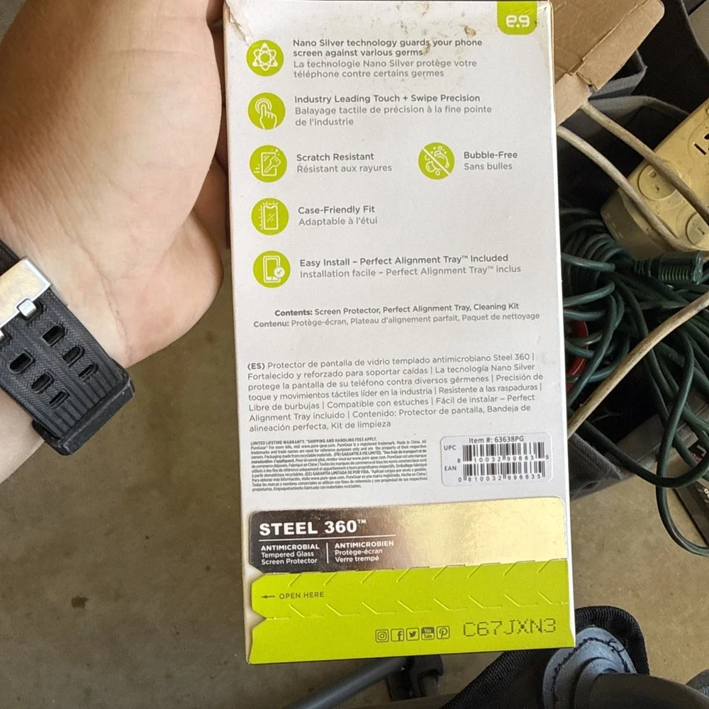 PureGear Steel 360 Tempered Glass Screen Protector for Samsung Galaxy S22+